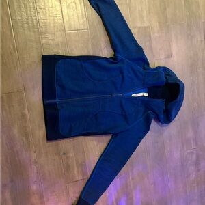 Lululemon Athletica Navy and Royal Blue Zip-Up Scuba